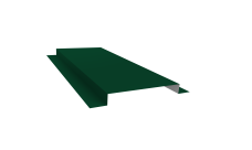 Планка кожуха сегментного 150 0,45 Drap TX RAL 6005 зеленый мох (0,8м)