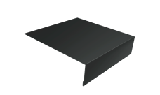 Планка лобовая/околооконная простая 190х50 0,5 Velur X RAL 7016 антрацитово-серый (3м)