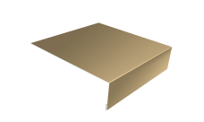 Планка лобовая/околооконная простая 190х50 Grand Line 0,45 PE lite с пленкой RAL 1014 слоновая кость (2м)