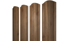 Штакетник Круглый фигурный 0,45 Print Premium Pine Wood Fresh