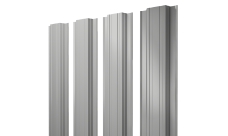 Штакетник Прямоугольный с прямым резом Grand Line 0,45 Drap TX RAL 7047 телегрей 4