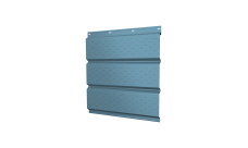 Софит металлический Grand Line полная перфорация 0,45 Drap TX с пленкой RAL 5024 пастельно-синий
