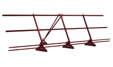 Ограждение кровельное со снегозадержателем GL 0,9х3 RAL 3018