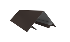 Планка угла внешнего составная верхняя Экобрус Grand Line 0,45 Drap TR RR 32 темно-коричневый (2м)
