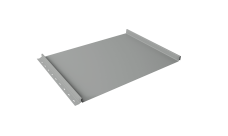 Кликфальц Grand Line 0,5 Satin с пленкой на замках RAL 9006 бело-алюминиевый