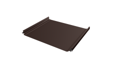 Кликфальц Pro Grand Line 0,5 PurPro Matt 275 с пленкой на замках RAL 8017 шоколад