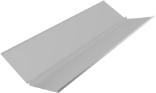 Планка ендовы нижней с компенсатором Grand Line 0,45 Drap ТХ RAL 7047 телегрей 4 (2м)