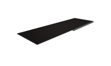 Планка финишная 48х25 0,5 Satin Matt TX RAL 9005 черный (2м)