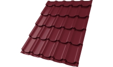 Профиль волновой "Квинта плюс" ("Kvinta plus") 0,45 ПЭ RAL 3005 красное вино