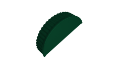 Заглушка малая торцевая Grand Line 0,45 Drap TR RAL 6005 зеленый мох