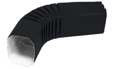 Колено прямоугольное Vortex Matt RAL 7024