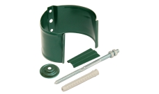 Кронштейн трубы на кирпич GL PU 90 мм RAL 6005 зеленый мох