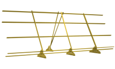 Ограждение кровельное со снегозадержателем Grand Line 1,2х3 RAL 1018