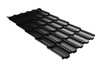 Профиль волновой "Квинта плюс3D" ("Kvinta plus3D") 0,45 Drap TX RAL 9005 черный