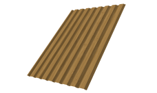 Профнастил С20A Grand Line 0,45 Print Elite Honey Wood TwinColor