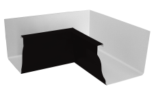 Угол желоба внутренний Vortex Matt 90гр 127мм RAL 9005