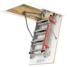 Лестница чердачная складная FAKRO LML Lux 86х130/305 (металлическая, с телескопическими наконечниками до 10см)