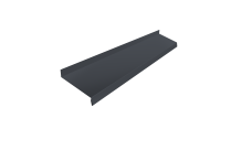 Отлив простой 100 0,5 Satin Matt TX RAL 7024 мокрый асфальт (2м)