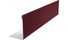 Нащельник 25х35 для забора жалюзи к ламели 125 Texas Grand Line 0,45 PE RAL 3005 красное вино (L1,5)