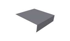 Планка околооконная простая 200х75 0,45 Drap TX RAL 7004 сигнальный серый (2м)