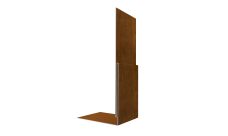 Планка приемная оконная Grand Line 0,45 Print Elite Golden Wood TwinColor (2м)