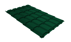 Профиль волновой "Квадро профи" ("Quadro Profi") v02 0,45 PE RAL 6005 зеленый мох