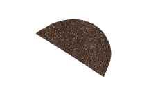 Заглушка конька круглого для композитной черепицы Grand Line брауни