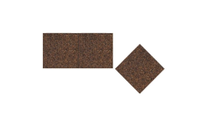 Коньково-карнизная черепица Tegola Start-hip&ridge brown mix 333