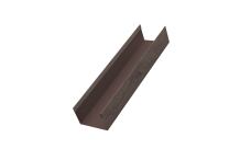 Стойка жалюзи Milan,Tokyo 0,45 Print Elite White Wood TwinColor (2м)