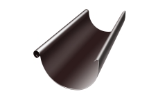 Желоб полукруглый GL PU 125 мм 3 м RAL 8017 шоколад