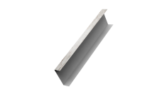 Декоративная накладка на столб универсальная 80х80 для забора жалюзи 0,45 Print Elite Snow Wood TwinColor (2м)