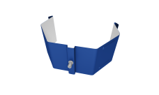 Крепление трубы для гофры на кирпич Vortex Lite PE RAL 5005 сигнальный синий