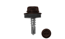 Саморез по металлу Daxmer 5,5х19 RAL 8017 (4000) сверло №3