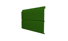 Софит ЭкоБрус 0,345 Grand Line с перфорацией 0,45 PE с пленкой RAL 6002 лиственно-зеленый