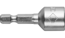 Биты Зубр Мастер с торцовой головкой, магнитные, Cr-V, тип хвостовика E 1/4", 13х45мм, 2шт (26392-13-02)