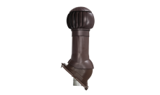 Комплект вентиляции Gervent Твистер для кровли Универсал 125/160 коричневый