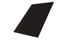 Профнастил С10R 0,45 PE RAL 9005 черный