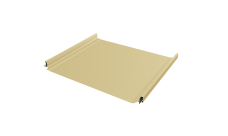 Кликфальц Pro Grand Line 0,45 PE с пленкой на замках RAL 1015 светлая слоновая кость