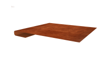 Планка завершающая 0,45 Print Elite Rowan TwinColor (2м)