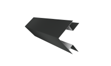 Планка угла внешнего сложного Экобрус Grand Line 0,45 Drap ST RAL 7016 антрацитово-серый (3м)