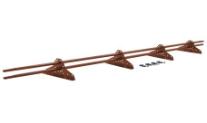 Снегозадержатель трубчатый Grand Line RAL 8004 3м