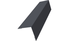 Угол внешний 30х30 Grand Line 0,5 Сатин матовый ТХ RAL 7024 мокрый асфальт (2м)