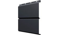 ЭкоБрус 0,345 Grand Line 0,45 PE-Double с пленкой RAL 7024 мокрый асфальт