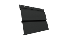 Квадро Брус 3D v01 Grand Line 0,5 Rooftop Бархат с пленкой RAL 7016 антрацитово-серый