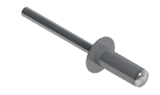 Заклёпка вытяжная Daxmer 3,2х8 RAL 7004 (20х1000шт) ал/ст