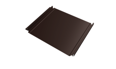 Кликфальц Double Pro Grand Line 0,5 PE с пленкой на замках RAL 8017 шоколад