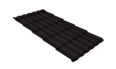 Профиль волновой "Квинта Юг" 0,45 Drap TX RAL 9005 черный