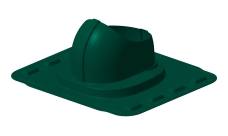 Элемент проходной Gervent кровли Universal зеленый