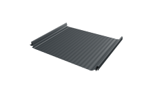 Кликфальц Pro Gofr Grand Line 0,45 Drap ST с пленкой на замках RAL 7016 антрацитово-серый