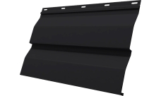 Корабельная доска 0,265 Grand Line 0,45 PE-Double с пленкой RAL 9005 черный